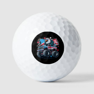 4th of July Patriotic American Flag Eagle USA Red Golf Balls