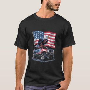 4th of July Patriotic American Flag Eagle USA T-Shirt