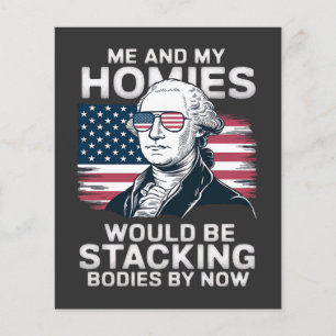 4th of july patriotic american flyer