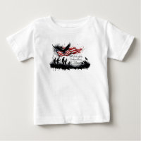 4th of July Patriotic Art with Flag & Soldiers