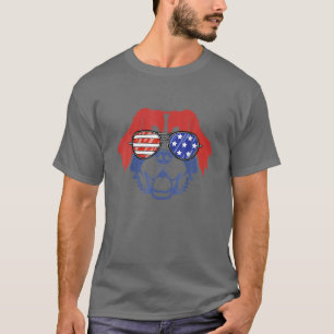 4Th Of July Patriotic Bernese Mountain Dog America T-Shirt