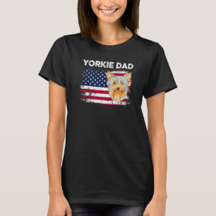 4th Of July Patriotic Dog Mum Dad US American Flag T-Shirt