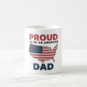 4th of July Patriotic Father's Day Coffee Mug