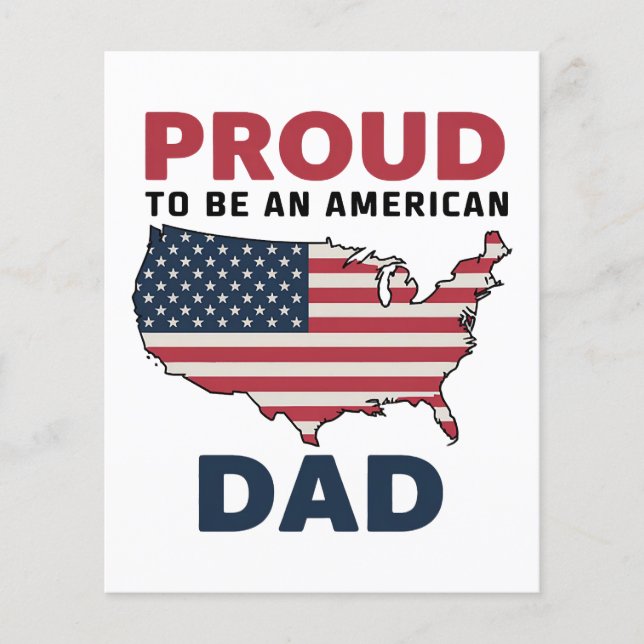 4th of July Patriotic Father's Day  Flyer (Front)