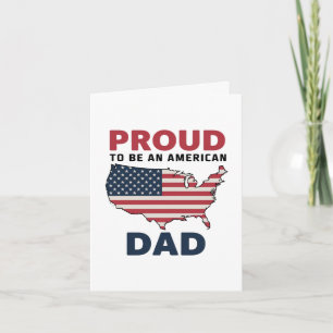 4th of July Patriotic Father's Day Holiday Card