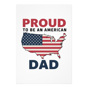 4th of July Patriotic Father's Day Photo Print