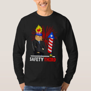 4th Of July Patriotic Fireworks Safety Third Cheem T-Shirt