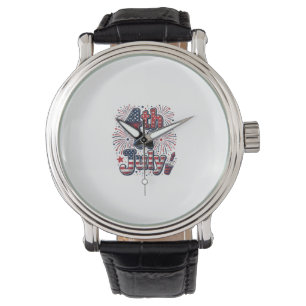 4th of July Patriotic Fireworks Vintage Shirt Desi Watch