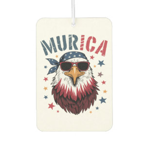 4th of July Patriotic Funny Eagle USA Car Air Freshener