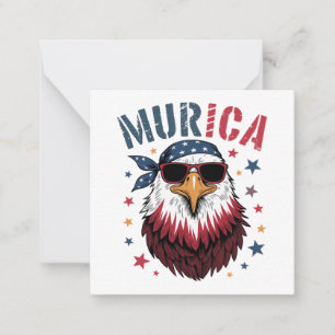 4th of July Patriotic Funny Eagle USA Card