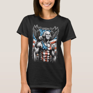 4th Of July Patriotic Funny George Washington July T-Shirt