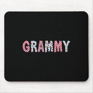 4th Of July Patriotic Grammy Independence Day Amer Mouse Pad
