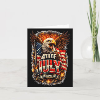 4th of July Patriotic Independence Day for Men and Card