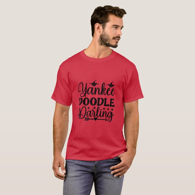 4th of July Patriotics Quotes T-Shirt (Front Full)