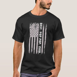4th Of July Pop Pop Us American Flag Patriotic Usa T-Shirt