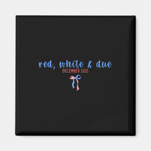 4th Of July Pregnancy Announcement Mama Patriotic  Magnet