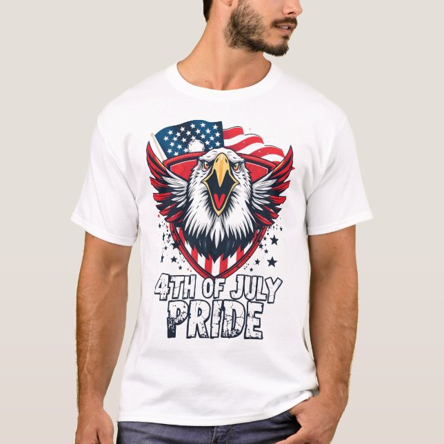 4th of July Pride | Independence Day T-Shirt (Front)