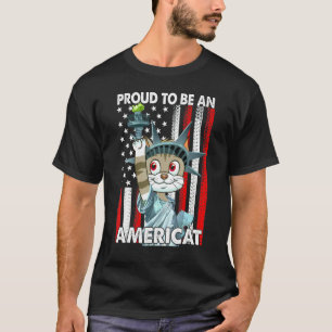 4th Of July Proud To Be An Americat Us American Fl T-Shirt