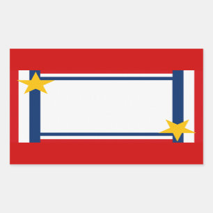 4th of July Rectangular Sticker