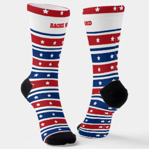4th of July Red and Blue Socks