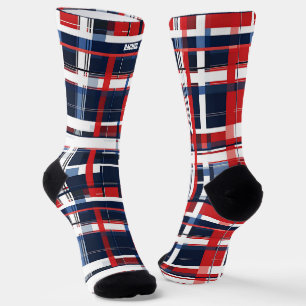 4th of July Red and Blue Socks