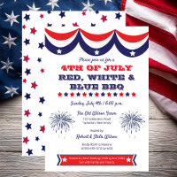 4th of July Red White and Blue BBQ 
