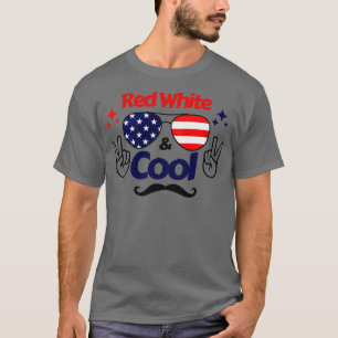 4th Of July Red White And Cool 10 T-Shirt