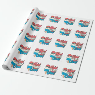 4th Of July Red White And Cool Popsicles Wrapping Paper