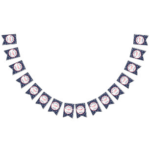 4th of July  Red White Blue Stars Bunting