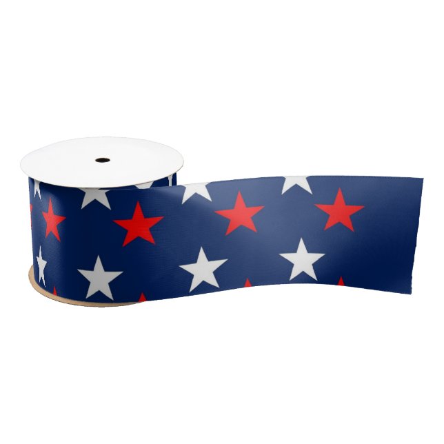 4th of July Satin Ribbon (Spool)
