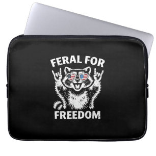 4th of July Shirt Freedom Patriotic Men Women Dist Laptop Sleeve