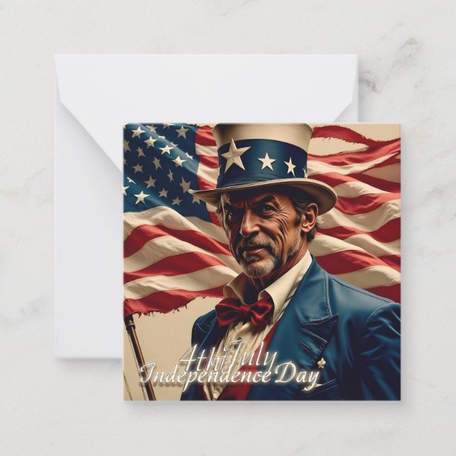 4th of July – Spirit of Independence Card (Front)