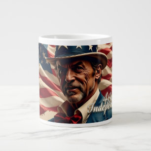 4th of July – Spirit of Independence Large Coffee Mug