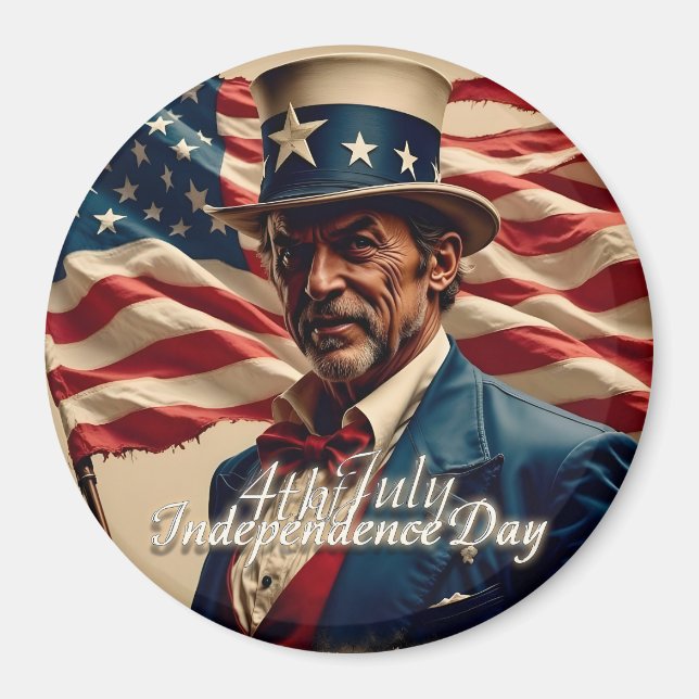 4th of July – Spirit of Independence Magnet (Front)