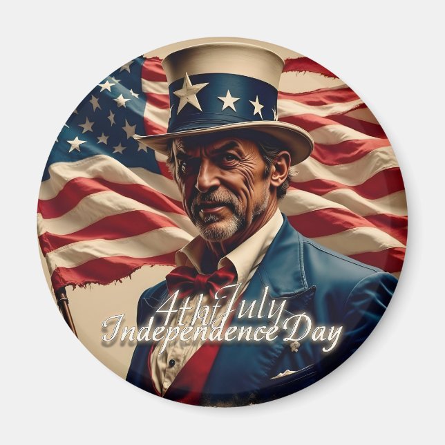 4th of July – Spirit of Independence Magnet (Front)