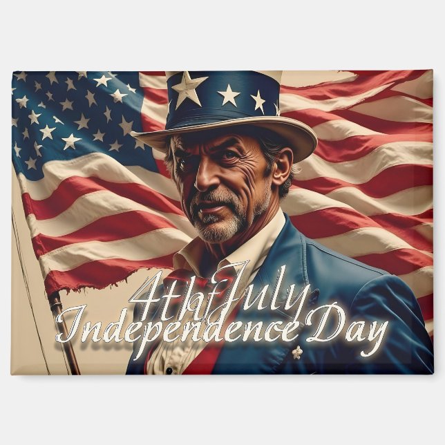 4th of July – Spirit of Independence Magnet (Front)