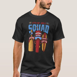 4th Of July Squad  Hippie Firecracker American Hot T-Shirt