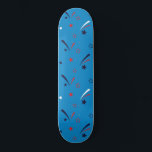 4th Of July Stars and Fireworks Pattern Skateboard<br><div class="desc">Celebrate 4th of July Independence Day celebration in these coolest stars and fireworks pattern design.</div>
