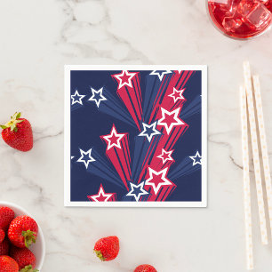 4th Of July Stars Paper Napkins