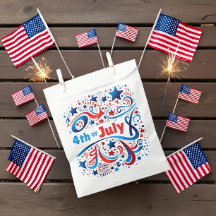4th of July & Stars Party Favour Bags