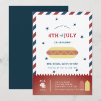 4th of July Stars & Stripes Hot Dog BBQ