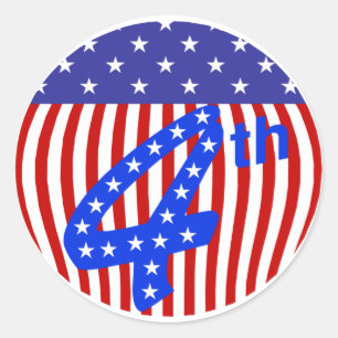 4th Of July Sticker