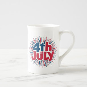 4th of July Sublimation-98146 Bone China Mug
