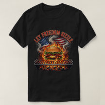 4th of July Summer Barbecue Burger Grilling