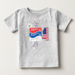 4th of July/Summer/Mississippi Summer Baby T-Shirt