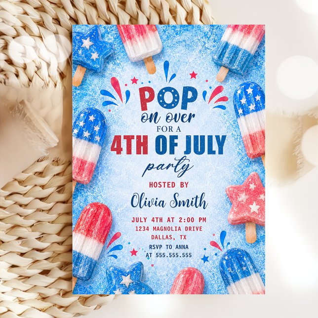 4th of July Summer Party Invitation (Creator Uploaded)