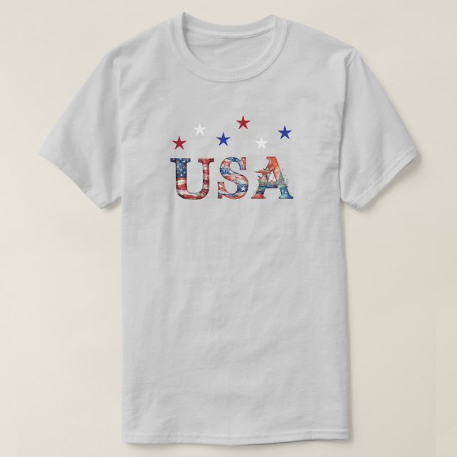 4th Of July T-Shirt (Design Front)