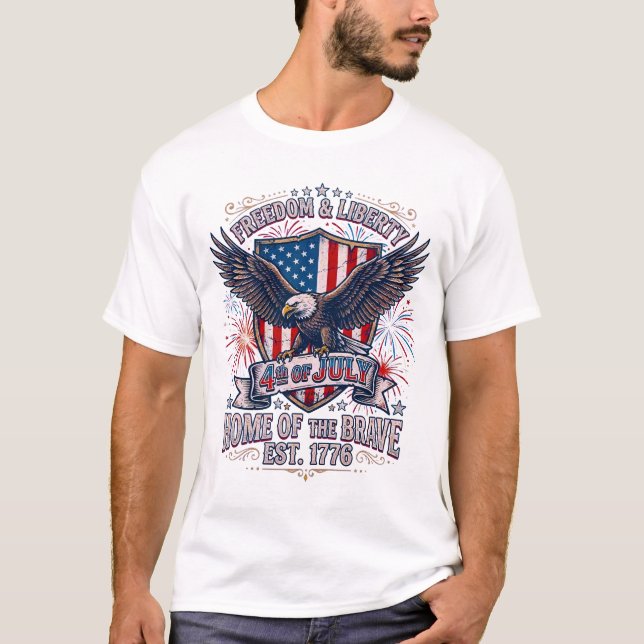 4th Of July  T-Shirt (Front)