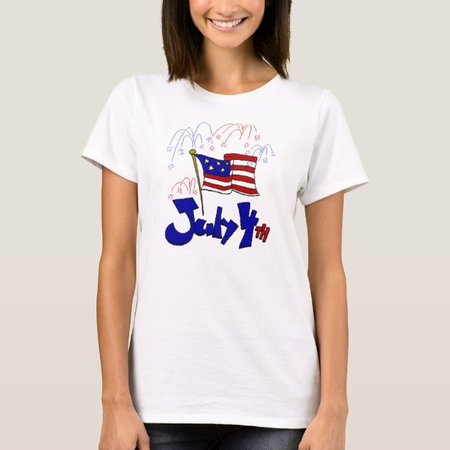 4th of July T-Shirt (Front)