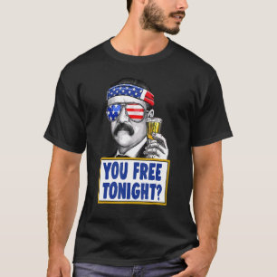 4th Of July Teddy Drink Usa Flag Women Men Patriot T-Shirt